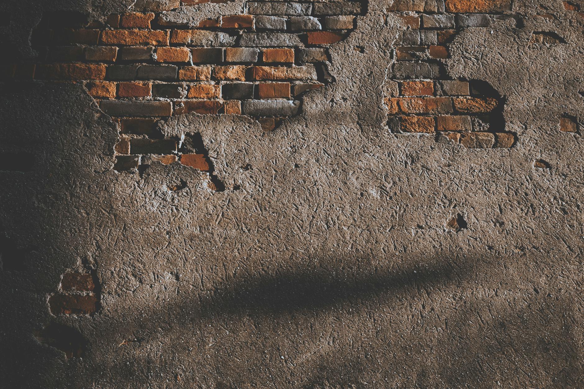 brown brick wall
